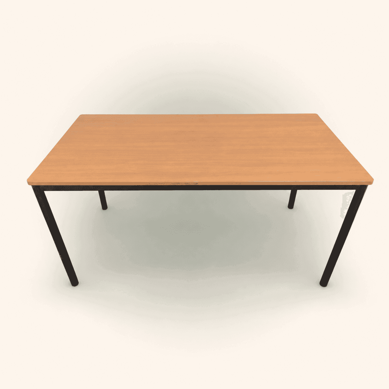 Table 4 pieds ronds couleur chêne - TAB - 001