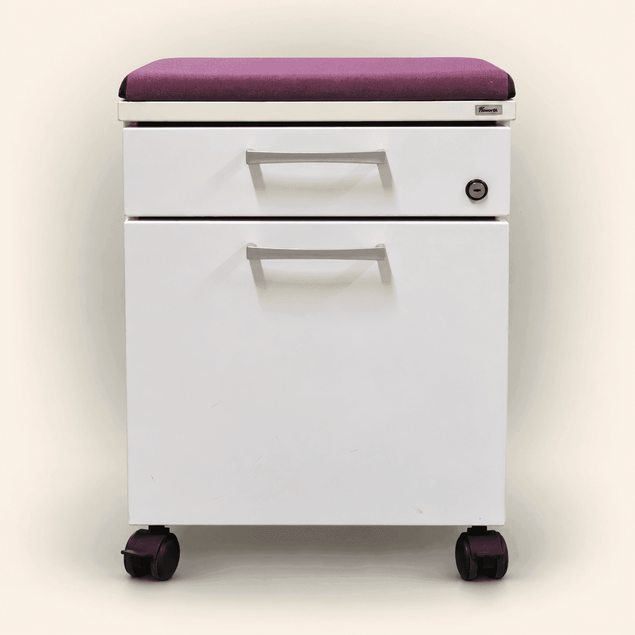 Caisson blanc mobile avec habillage - RANG-009